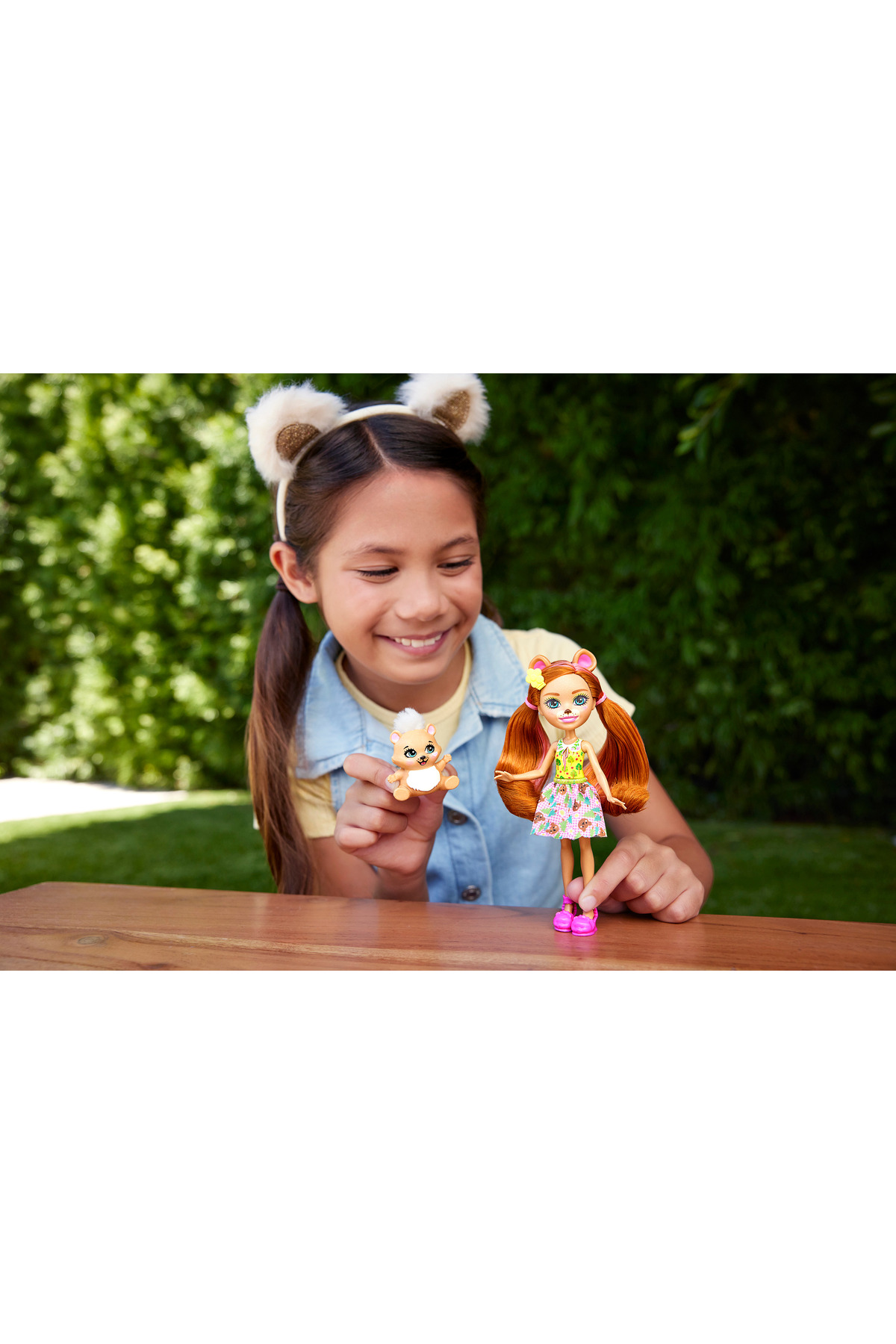 Enchantimals ™ AYICIK BILOXI™ VE TRAIL™ | Enchantimals Bebekler, Ayıcık Biloxi ve hayvan figürü HTP81 fotoğrafı 2 (önizleme)