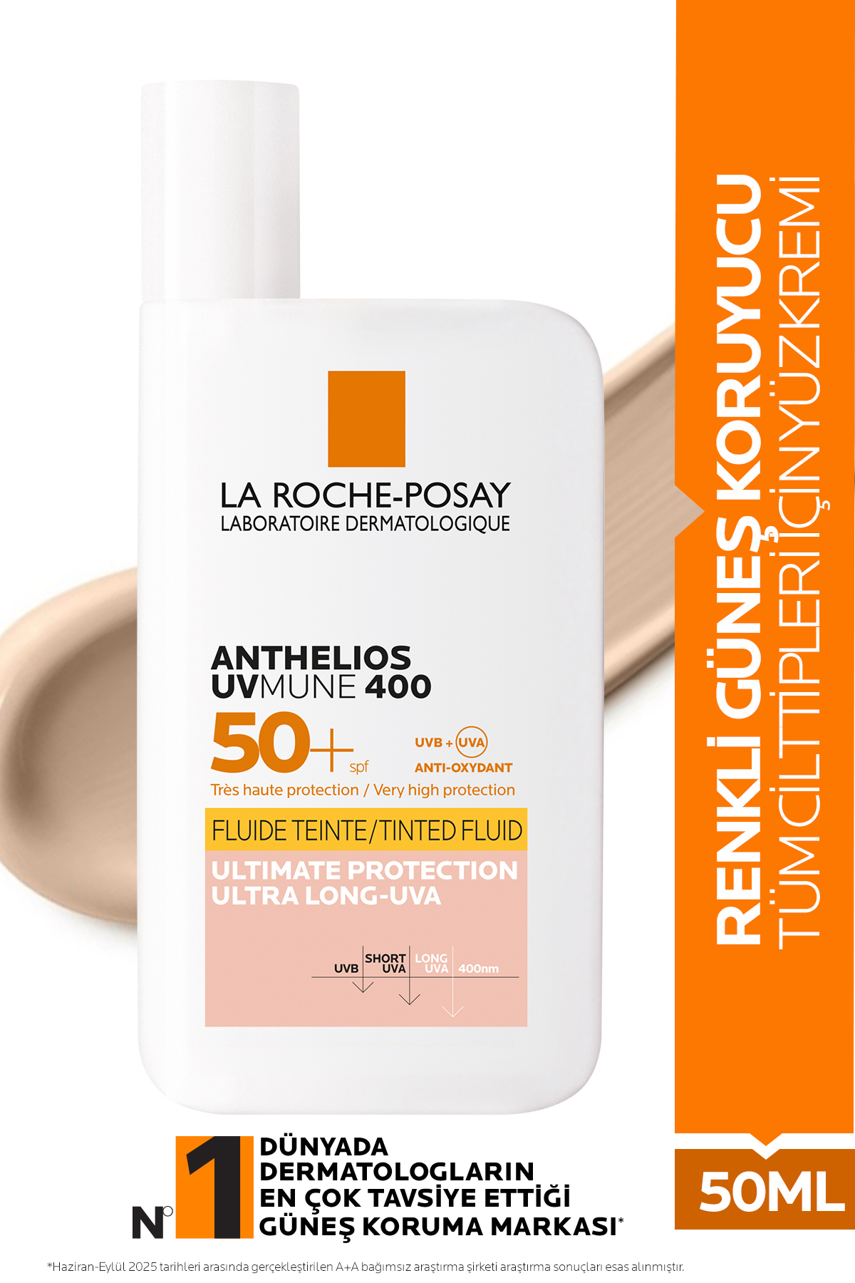 La Roche Posay Anthelios Uvmune 400 Fluid SPF 50+ Color Sun Cream Fiyatı