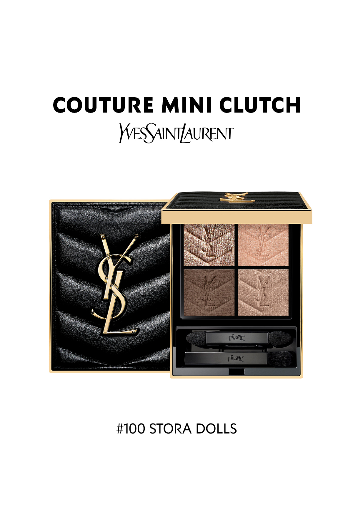 Yves Saint Laurent Couture Mini Clutch Göz Farı 100 - Stora Dolls 3614273921688 - Fiyatı, Yorumları