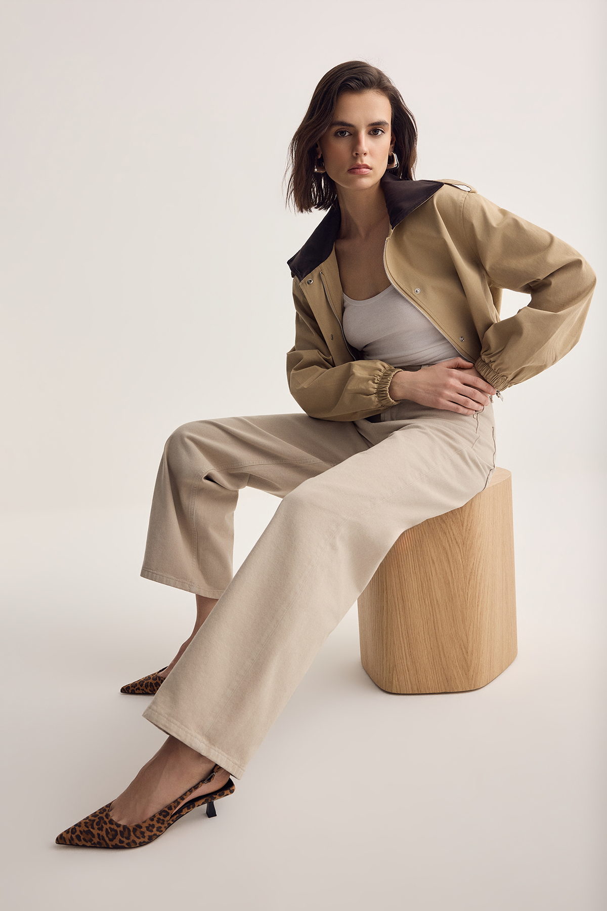 Trendyolmilla  Taş Orta Bel Baggy %100 Pamuk Jeans TWOSS26JE00218 - Görsel 2