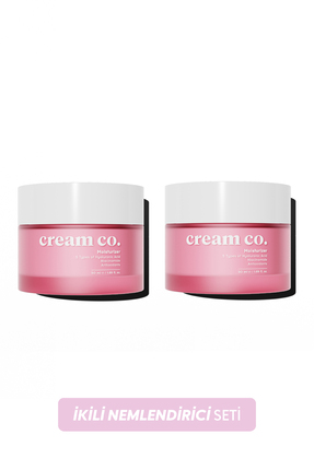 Cream Co. İkili Moisturizer Canlandırıcı Cilt Tonu Eşitleyici Aydınlatıcı Su ...