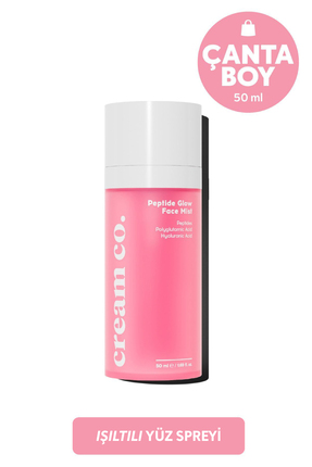 Cream Co. Nemlendirici Aydınlatıcı Yüz Spreyi | Peptit Face Mist | Ektoin Hya...