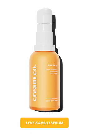 Cream Co. Leke Karşıtı Cilt Tonu Eşitleyici Aydınlatıcı C Vitamini Arbutin SO...
