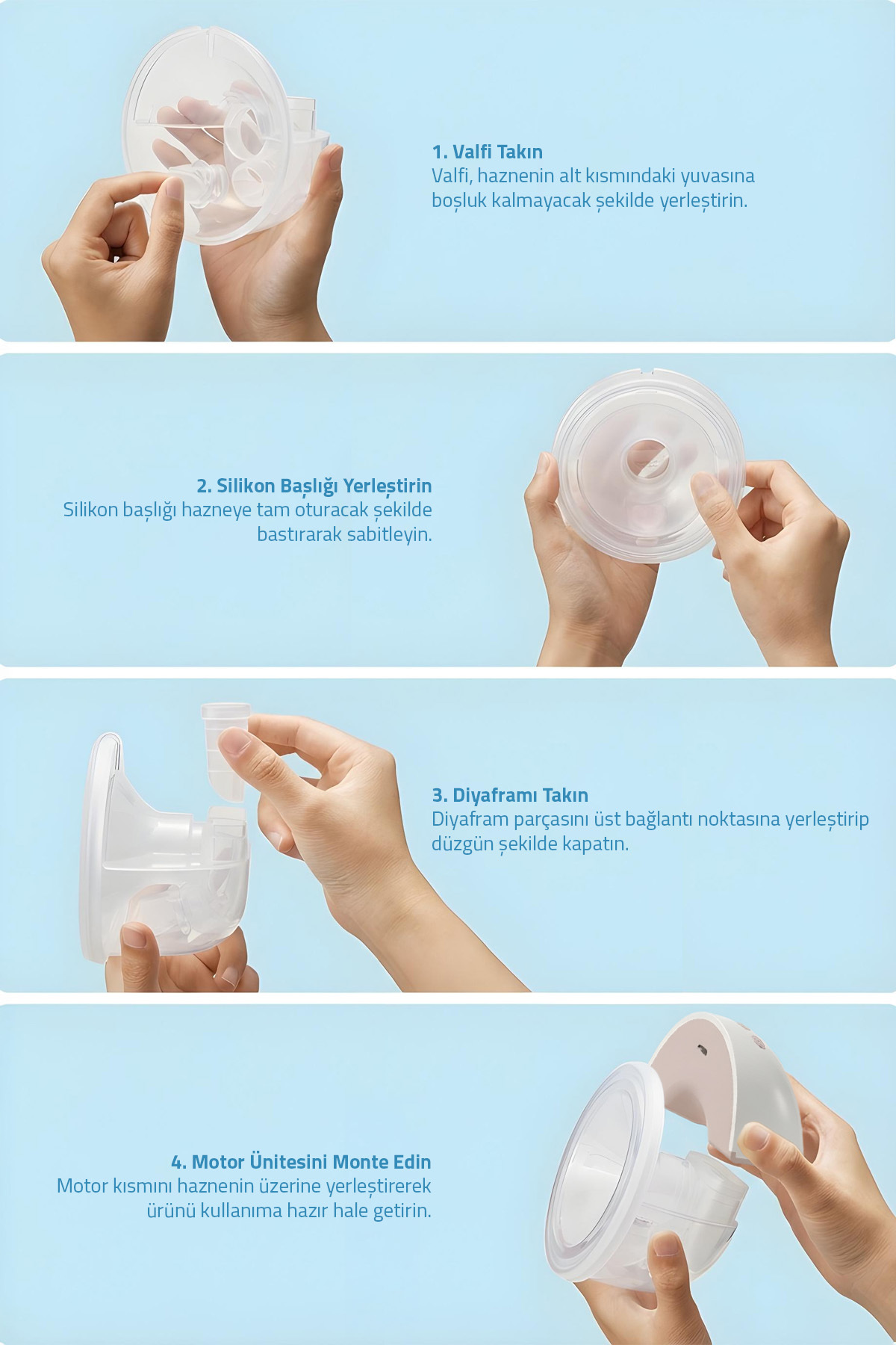 Kiwi KBABY-53 Giyilebilir Göğüs Pompası | 1200 mAh Şarjlı & 6 Mod & 180 ml Hazne fotoğrafı 3 (önizleme)