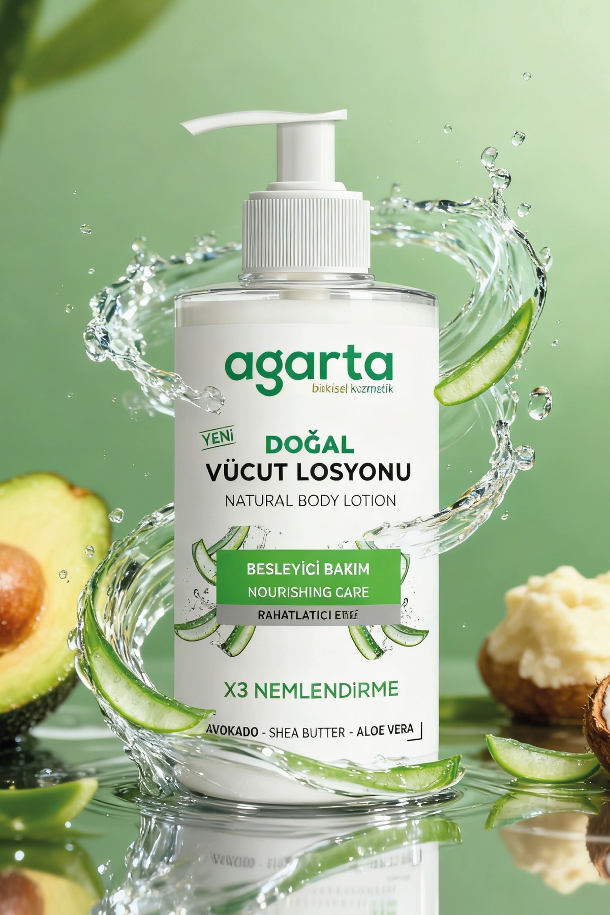 Doğal Nemlendirici Vücut Losyonu 315 ML — 8699943340674 — تصویر 2 از 2