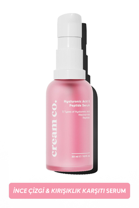 Cream Co. Kırışıklık Karşıtı Peptit Serum | Aydınlatıcı | Niacinamide Hyaluro...
