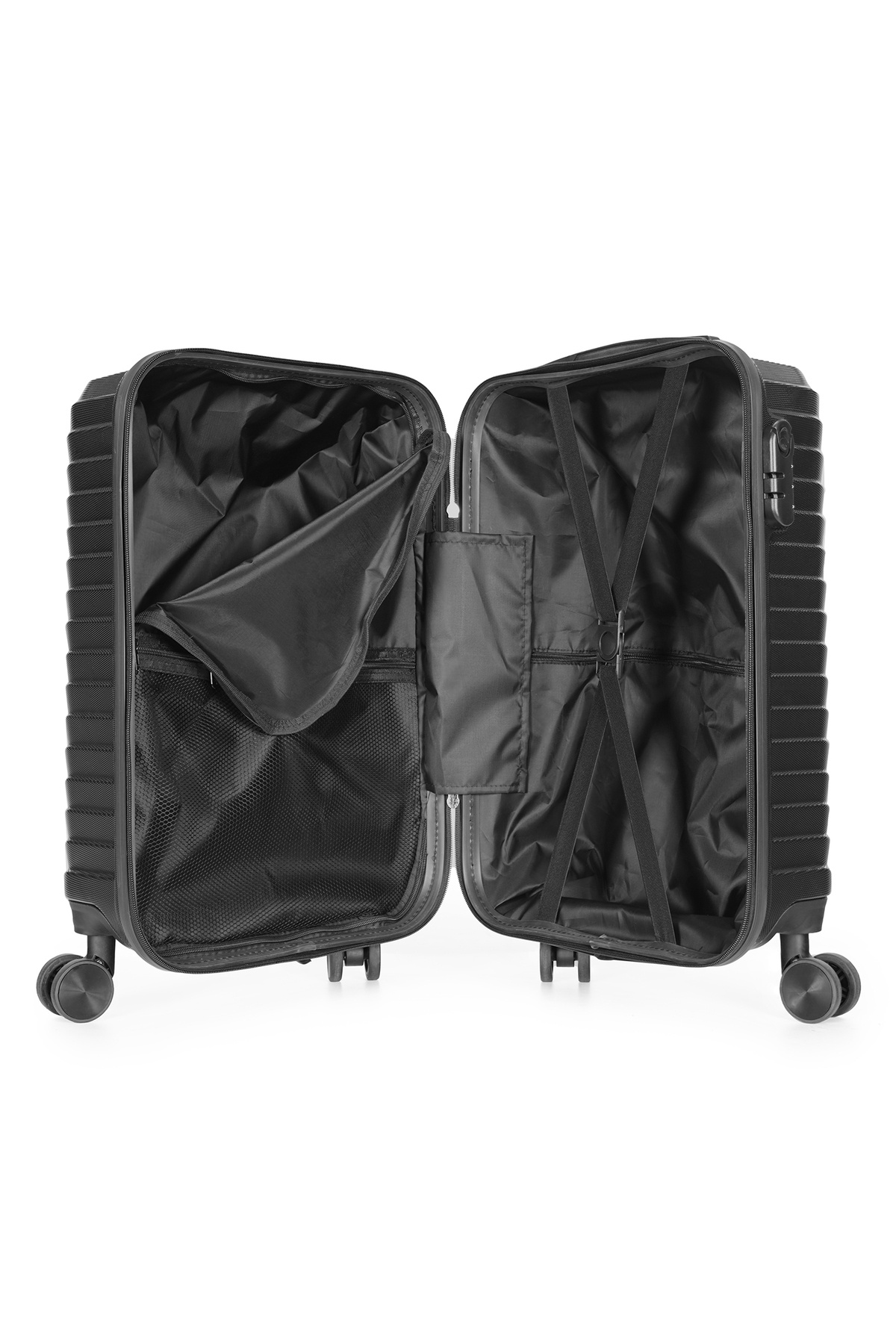 Wexta  Wx-300 Siyah Kabin ( Küçük ) Boy Valiz - Görsel 5
