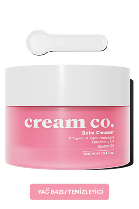 Cream Co. Yağ Bazlı Balm Yüz Makyaj Temizleyici | Aydınlatıcı Nemlendirici | ...