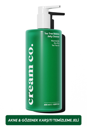 Cream Co. Sivilce & Akne & Siyah Nokta Karşıtı Yüz Temizleme Jeli | Niacinami...