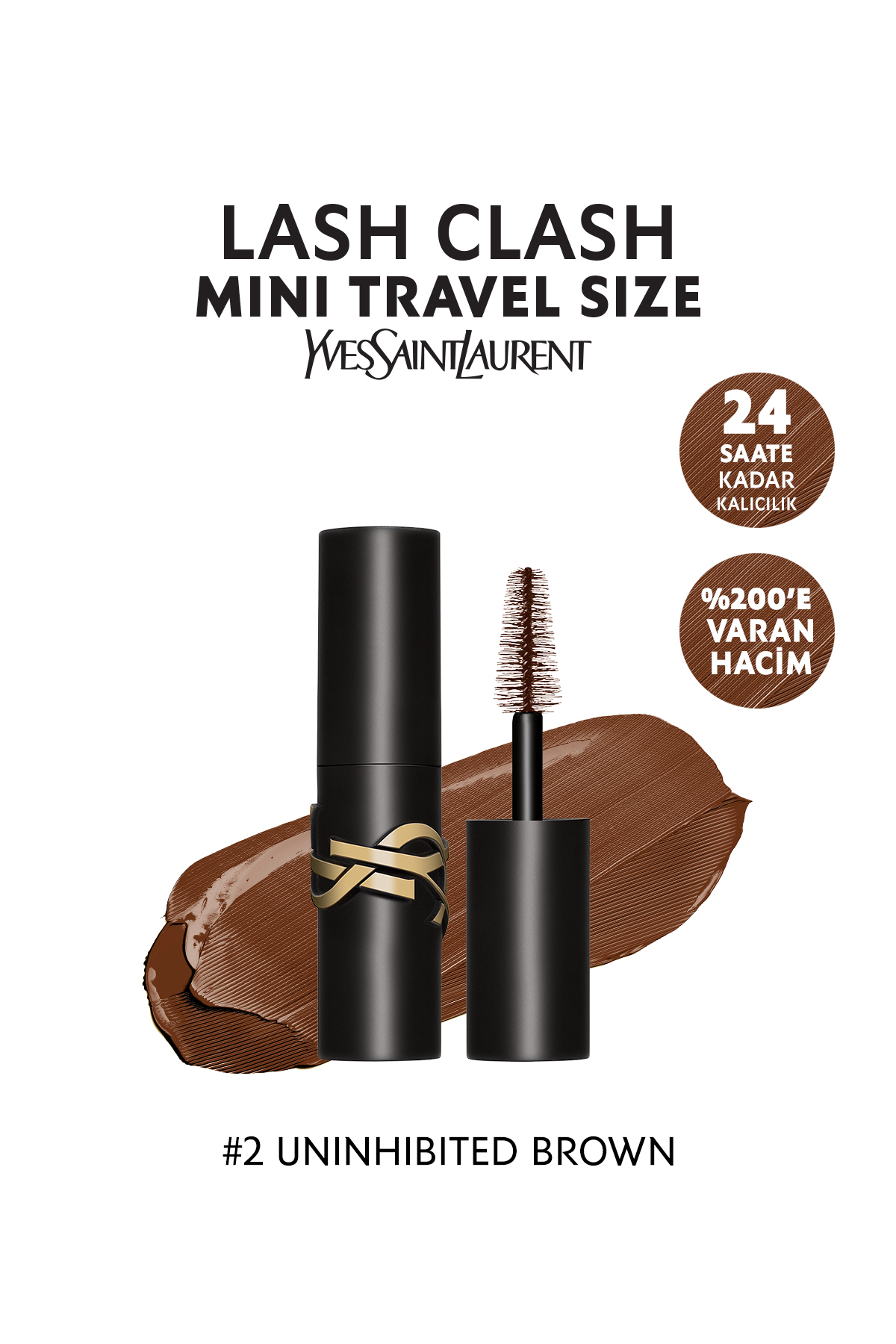 Yves Saint Laurent Mascara Lash Clash Yüksek Hacim Veren Maskara 02 Kahverengi / Brown 3614274776140 - Fiyatı, Yorumları
