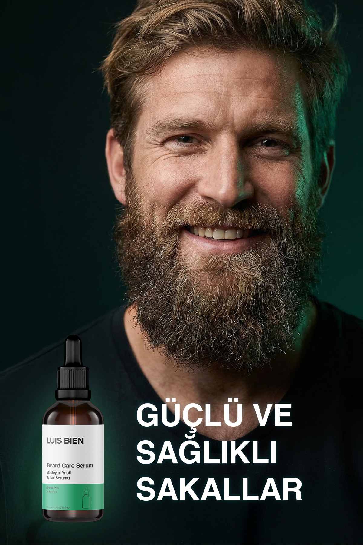 Yeşil Sakal Serumu + Dermaroller (0,25 mm) Sakal Güçlendirme Seti | Derma Roller | Titanyum Dermaroller | Saç Dermaroller | Yüz Dermaroller | Mikro İğneleme | Dermapen Alternatifi | Cilt Bakım Aleti — TX043830EE121 — تصویر 4 از 5