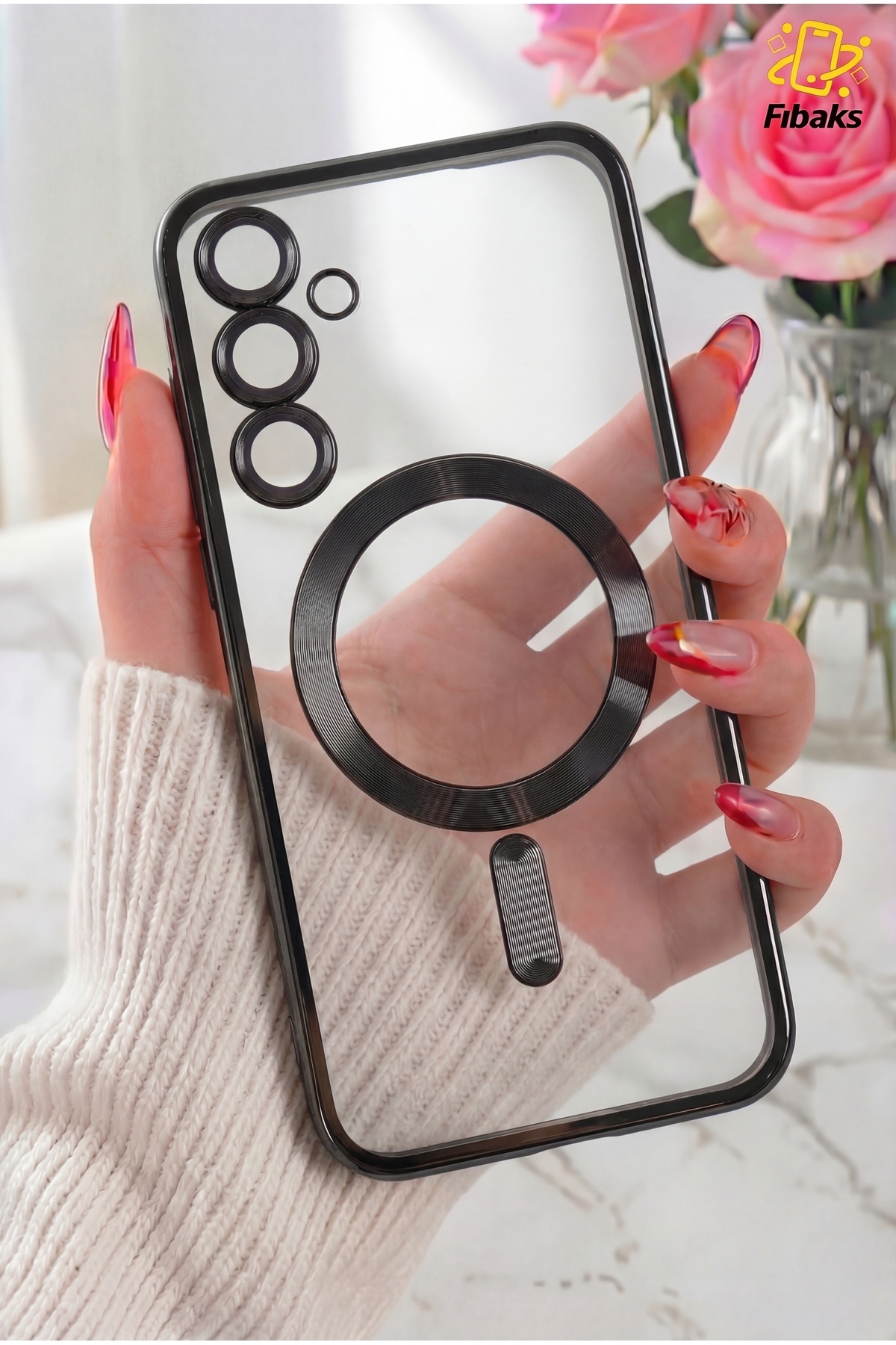 Galaxy S23 FE Case Bright Color Lens Protected Cover with Magsafe Wireless Charging Support