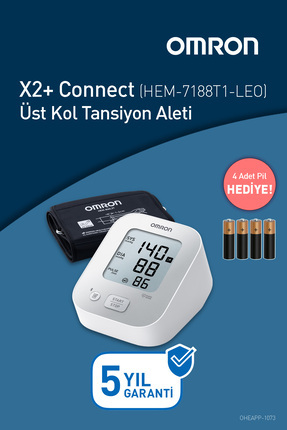 Omron X2+ Connect Üst Koldan Ölçer Dijital Tansiyon Aleti (M2 Intelli)
