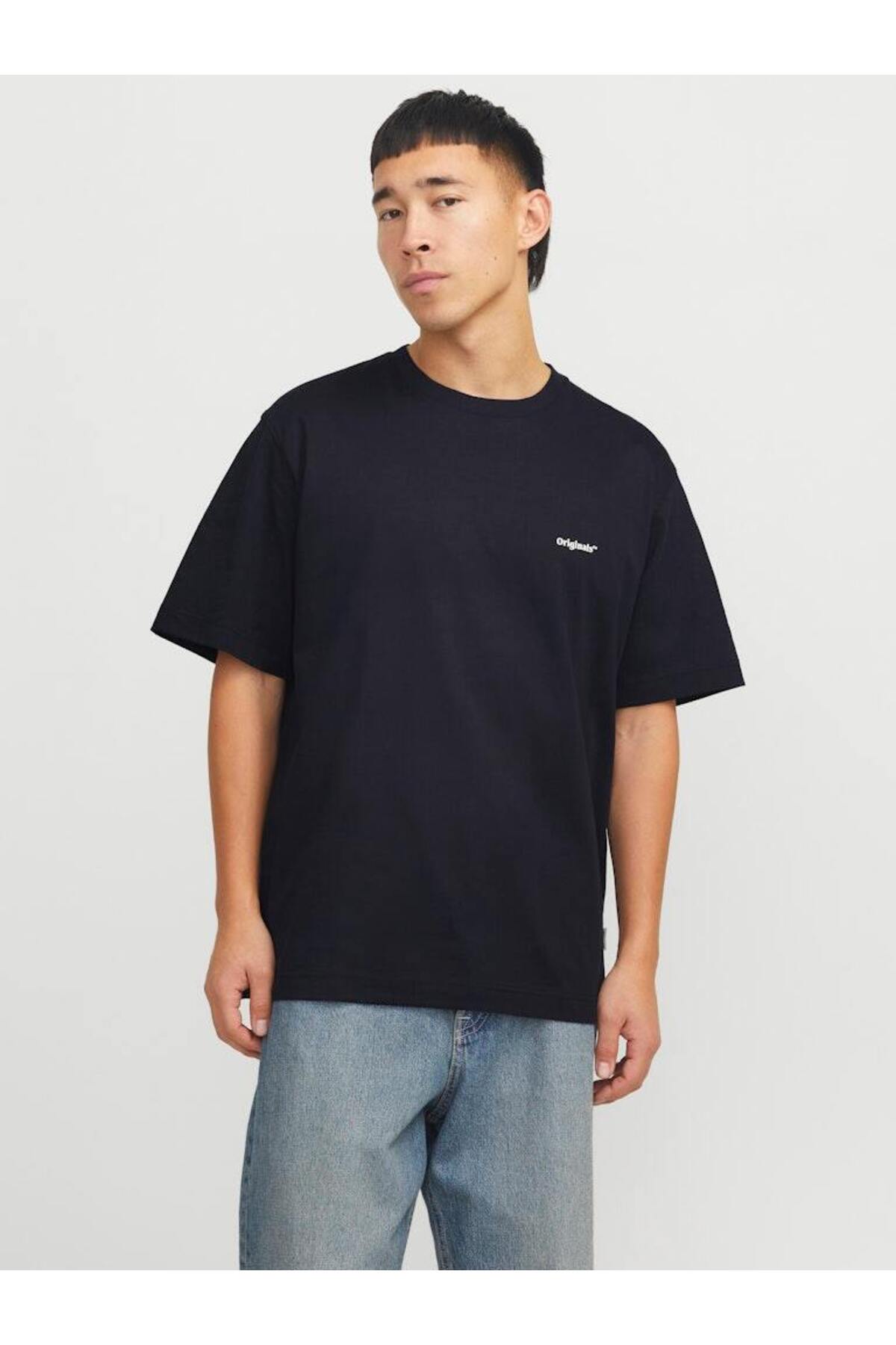 تی شرت مردانه طرح دار یقه گرد - پاروس جک اند جونز تی شرت Jack & Jones
