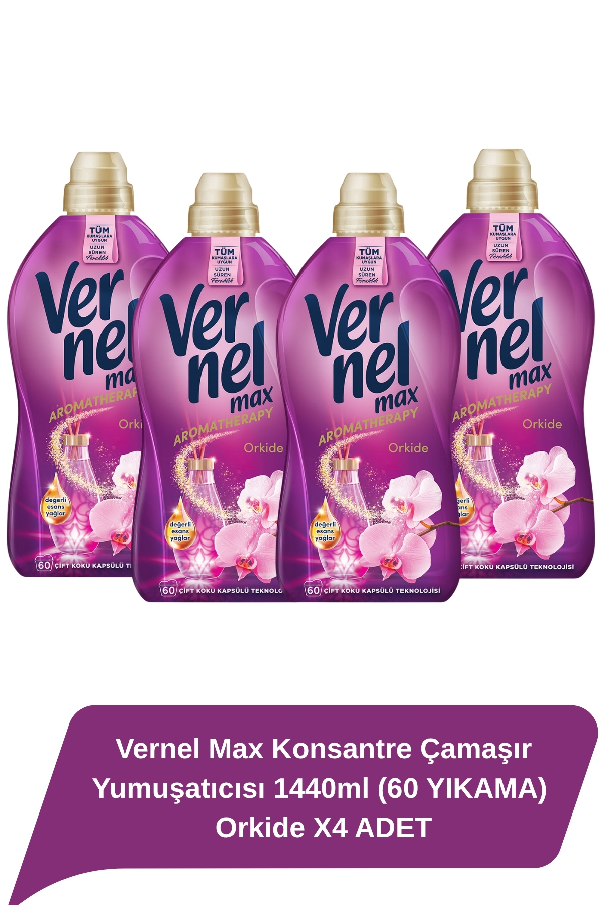 Vernel Max Konsantre Çamaşır Yumuşatıcısı 1440ml (60 YIKAMA