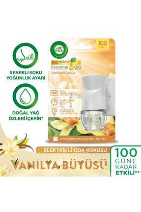 Air Wick Elektrikli Oda Kokusu Kit Vanilya Büyüsü (Cihaz +Yedek Şişe) - Esans...