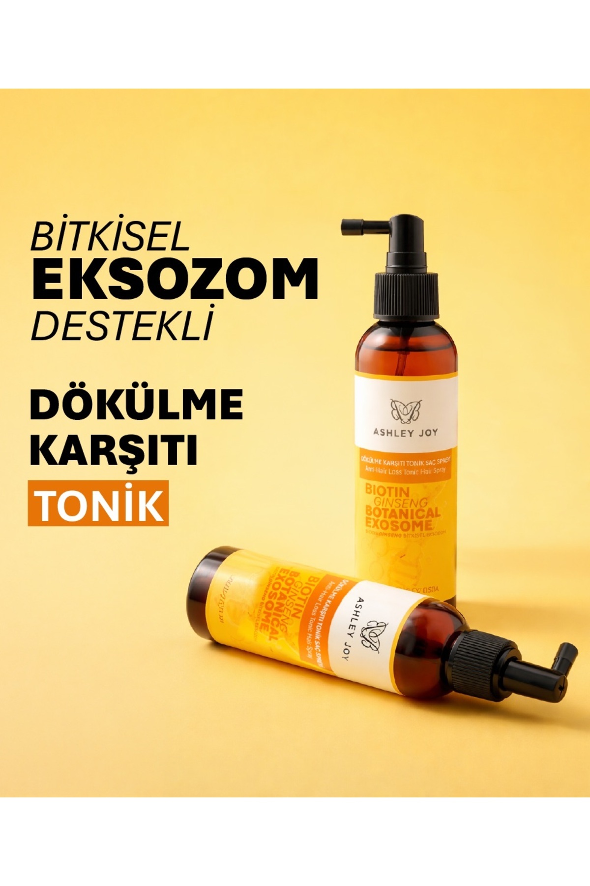 Bitkisel Eksozom&Biotin Dökülme Karşıtı Tonik Saç Spreyi-Güçlendirici, Uzamasını Destekleyici 150 ml — AJ.02.00043 — تصویر 5 از 10