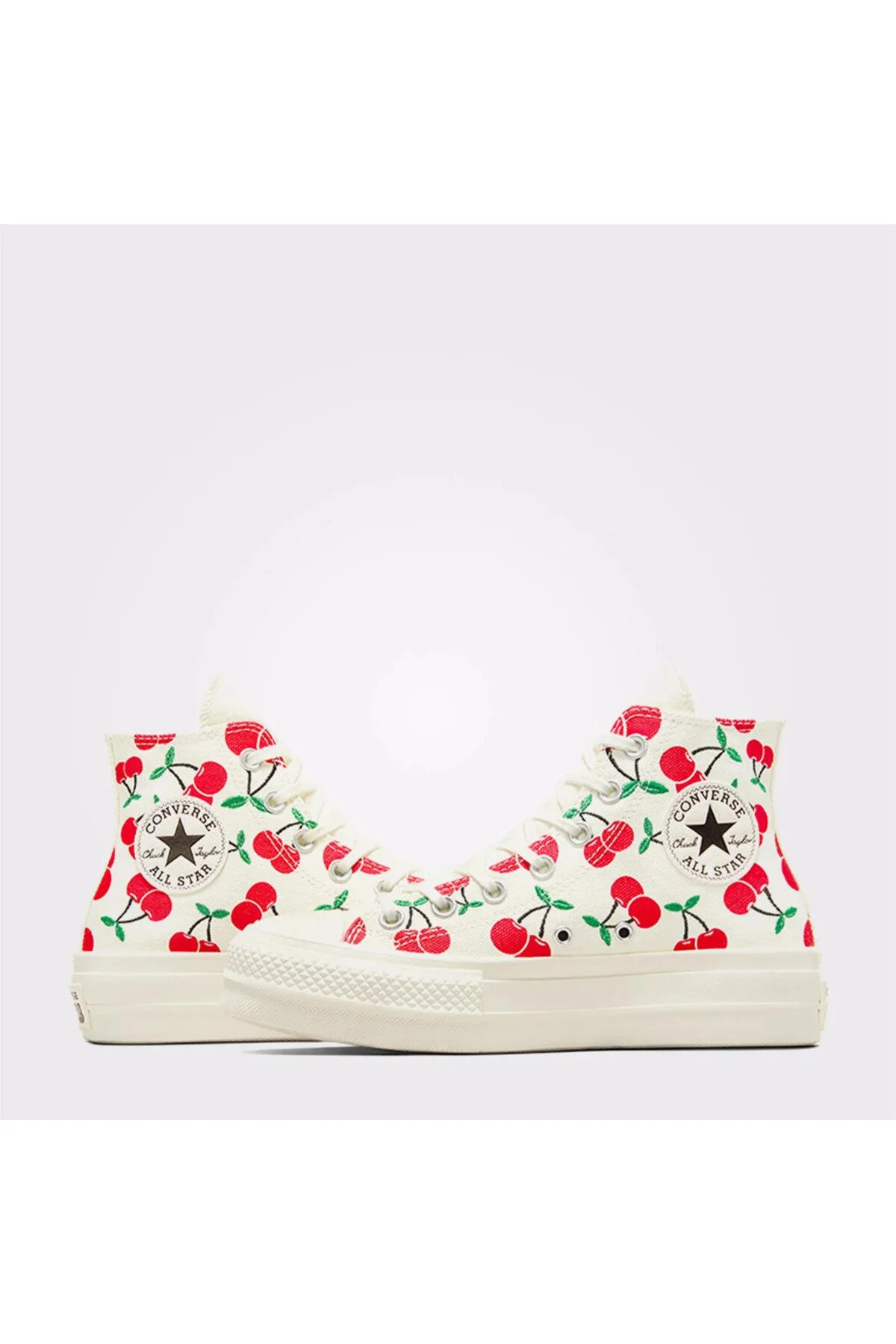 کفش Converse کانورس ورزشی زنانه Chuck Taylor All Star Lift Platform Cherry اورجینال - تصویر 4
