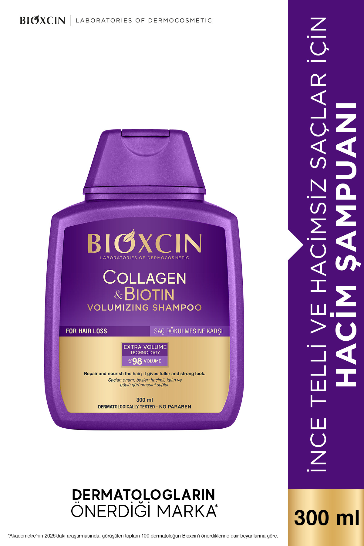 Dökülme Karşıtı & Hacim Veren Şampuan Seti - Forte, Collagen & Biotin — B10375 — تصویر 2 از 7