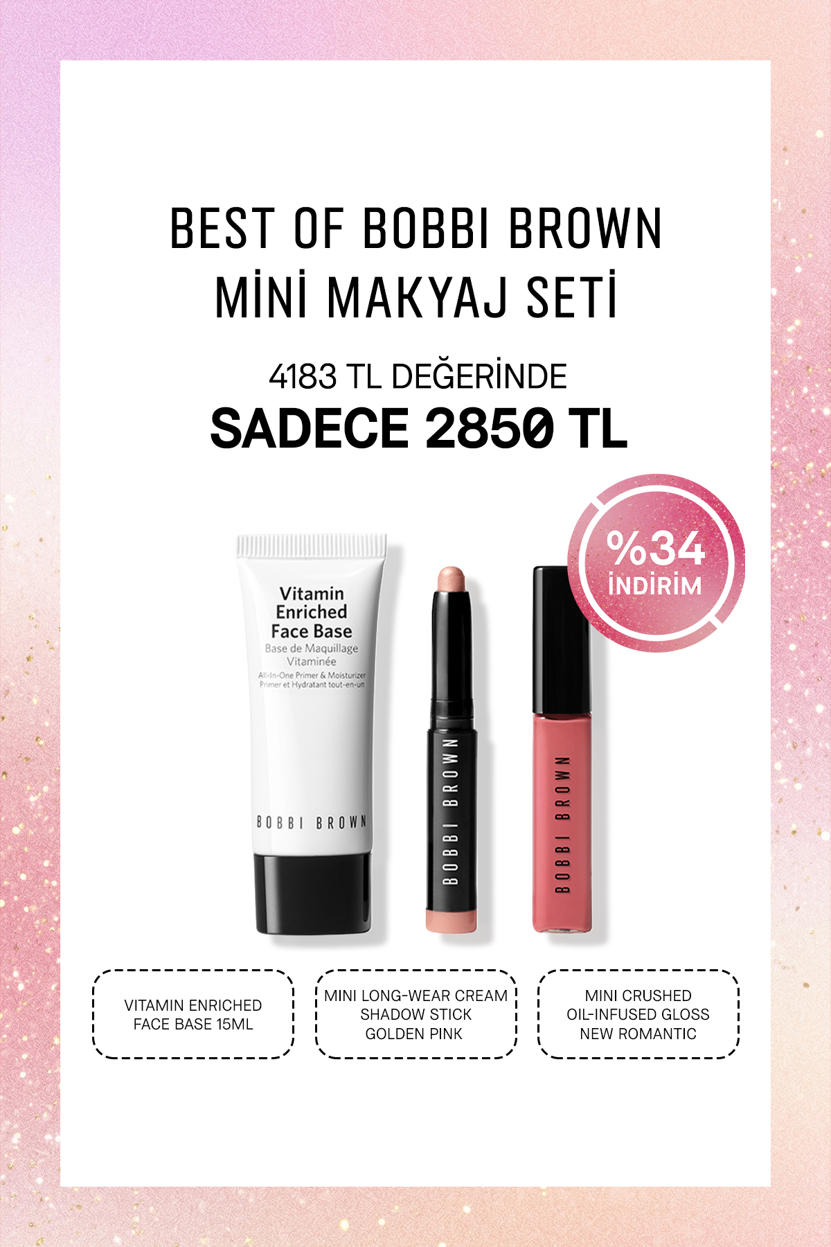 Bobbi Brown Best of Bobbi Brown Mini Çok Satanlar Seti - Fiyatı, Yorumları