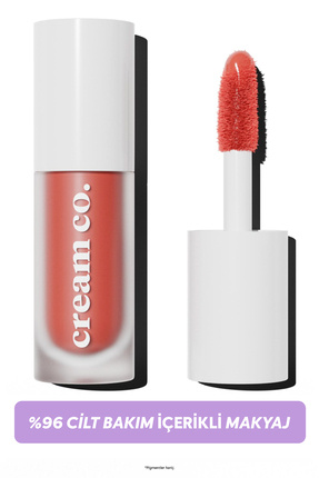 Cream Co. Allık Ruj Göz Farı Glow Tint Warm Peach | Nemlendirici Makyaj | Şef...