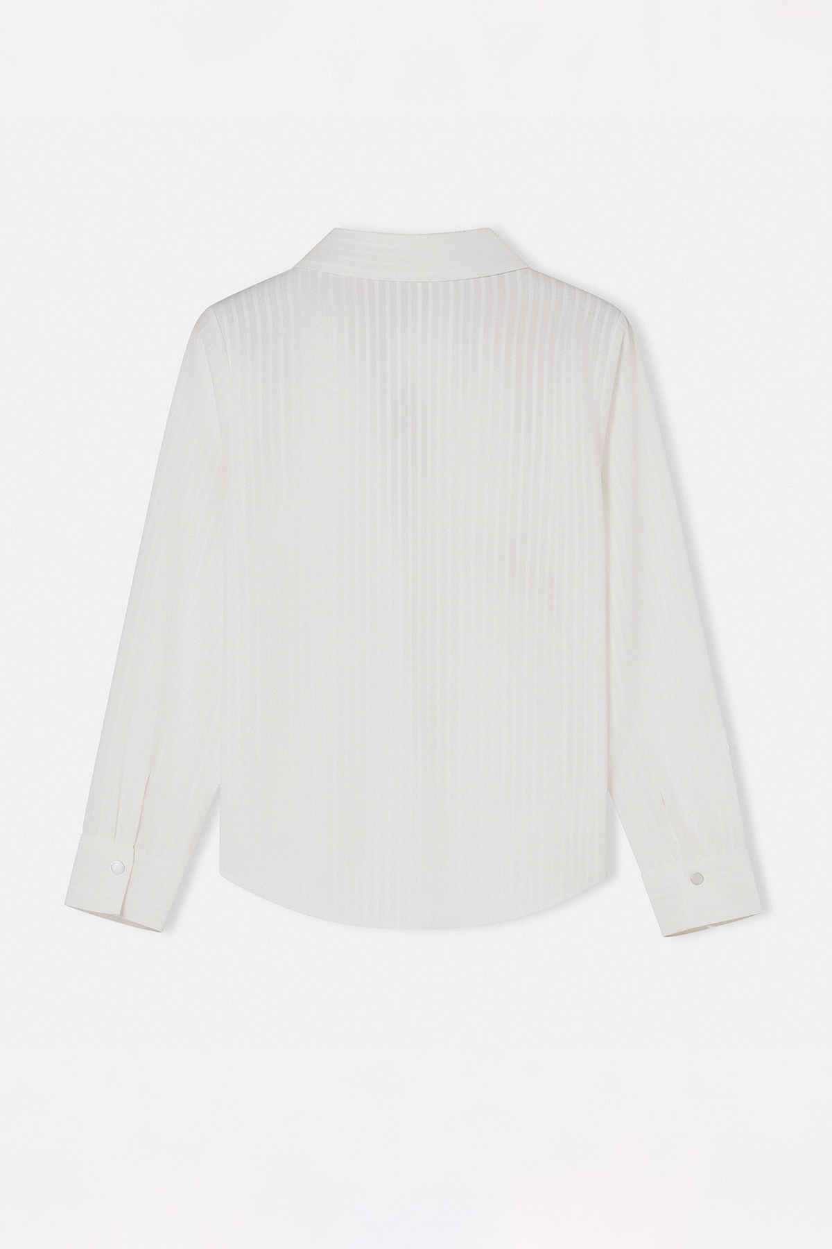 Trendyolmilla  Beyaz Kruvaze Yaka Önden Bağlamalı Gömlek TDRSS26GO00042 - Görsel 2