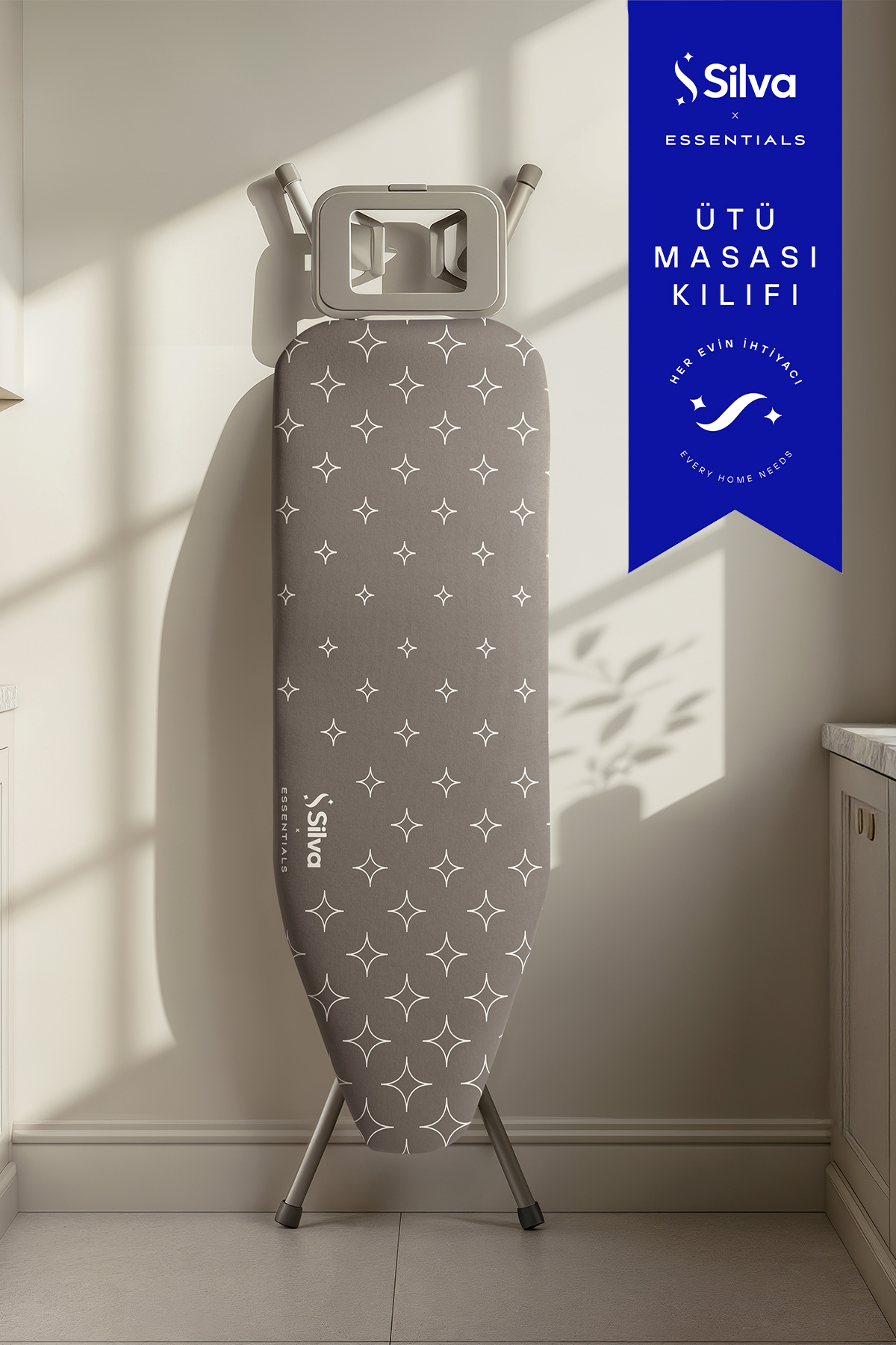 Aura Ironing Board Case Stone (50*140 cm)