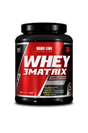 Hardline Nutrition Whey 3 Matrix 908 gr Çikolata Aromalı Protein Tozu (HELAL ...