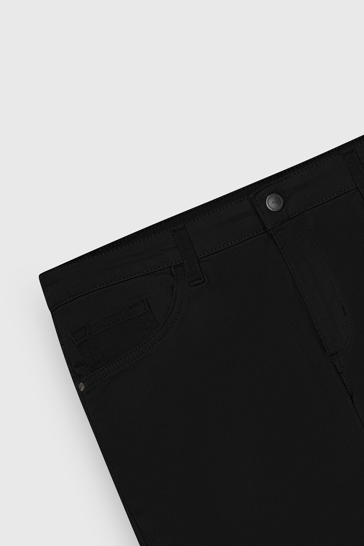 AC&Co / Altınyıldız Classics  Erkek Siyah Diz İzi Yapmayan Slim Fit Dar Kesim 5 Cep Pamuklu Kanvas Esnek Chino Pantolon - Görsel 13