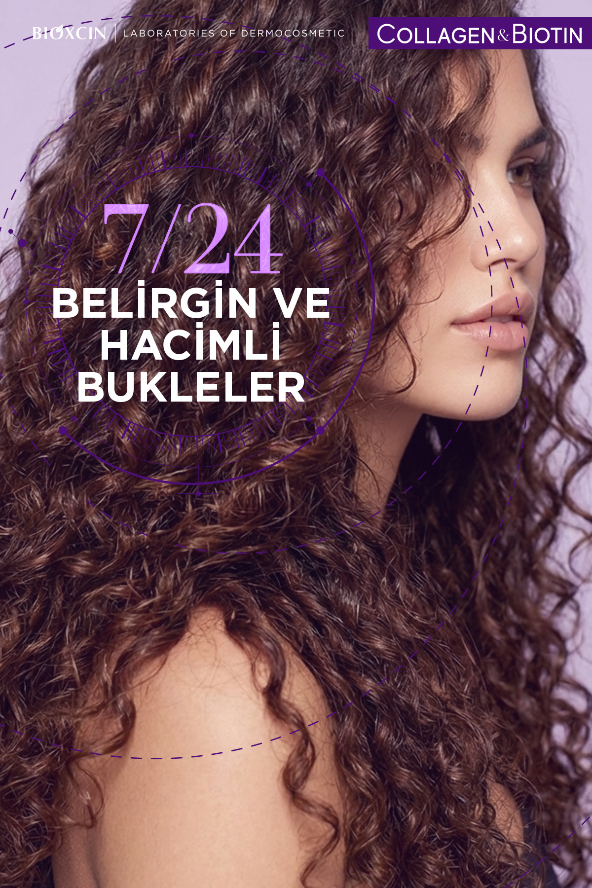 Collagen & Biotin Belirgin Bukleler İçin 7/24 Şekillendirici Krem 200 ml - Elektriklenme Karşıtı — 5007256 — تصویر 3 از 6