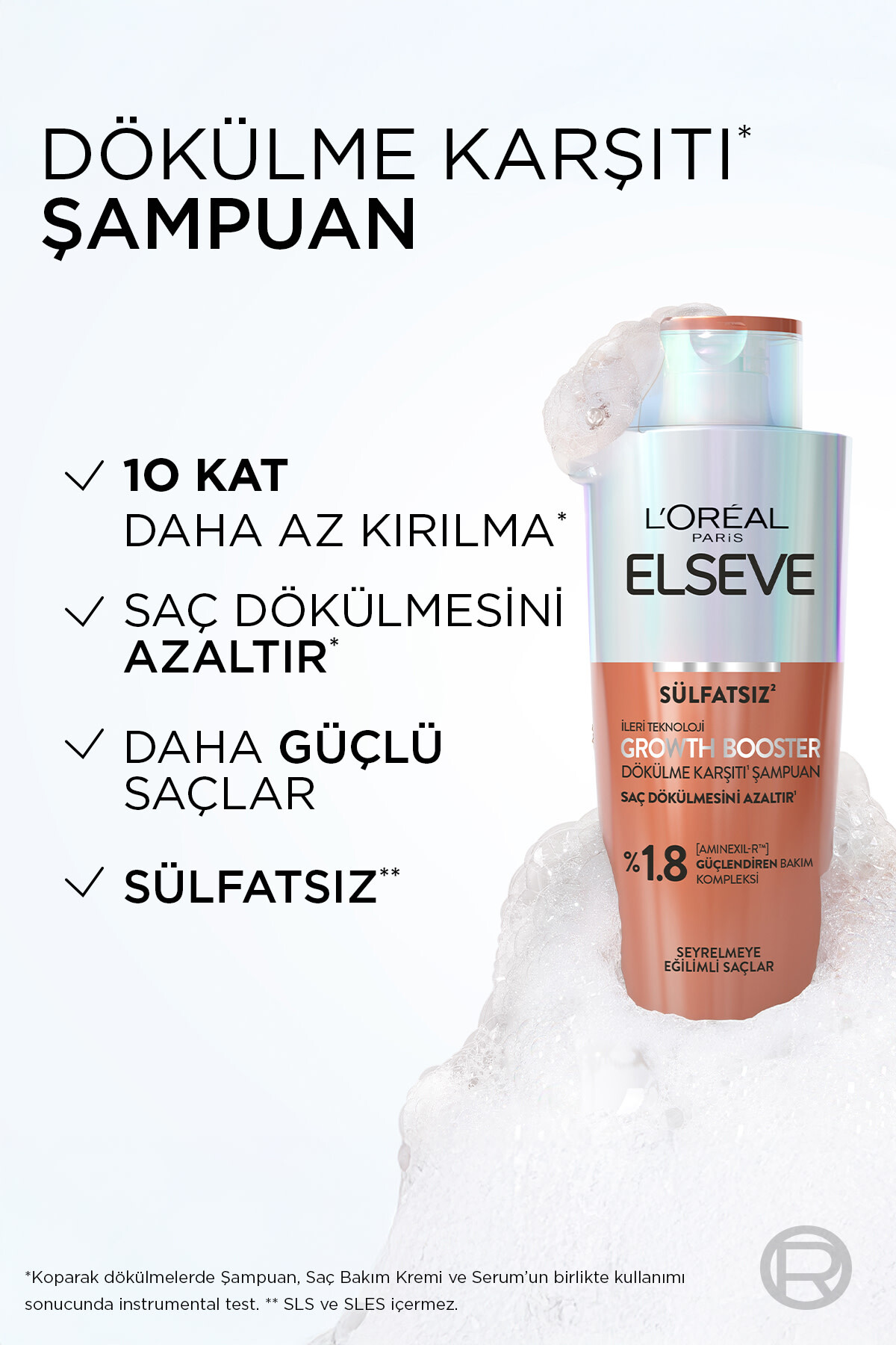 Growth Booster Dökülme Karşıtı Rutin: Şampuan & Saç Derisi Serumu — PKTELSVGROWTBOOSTSHPSRM — تصویر 4 از 9