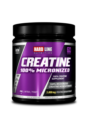 Hardline Kreatine (CREATİNE) % 100 Mikronize 300 gr 60 Servis