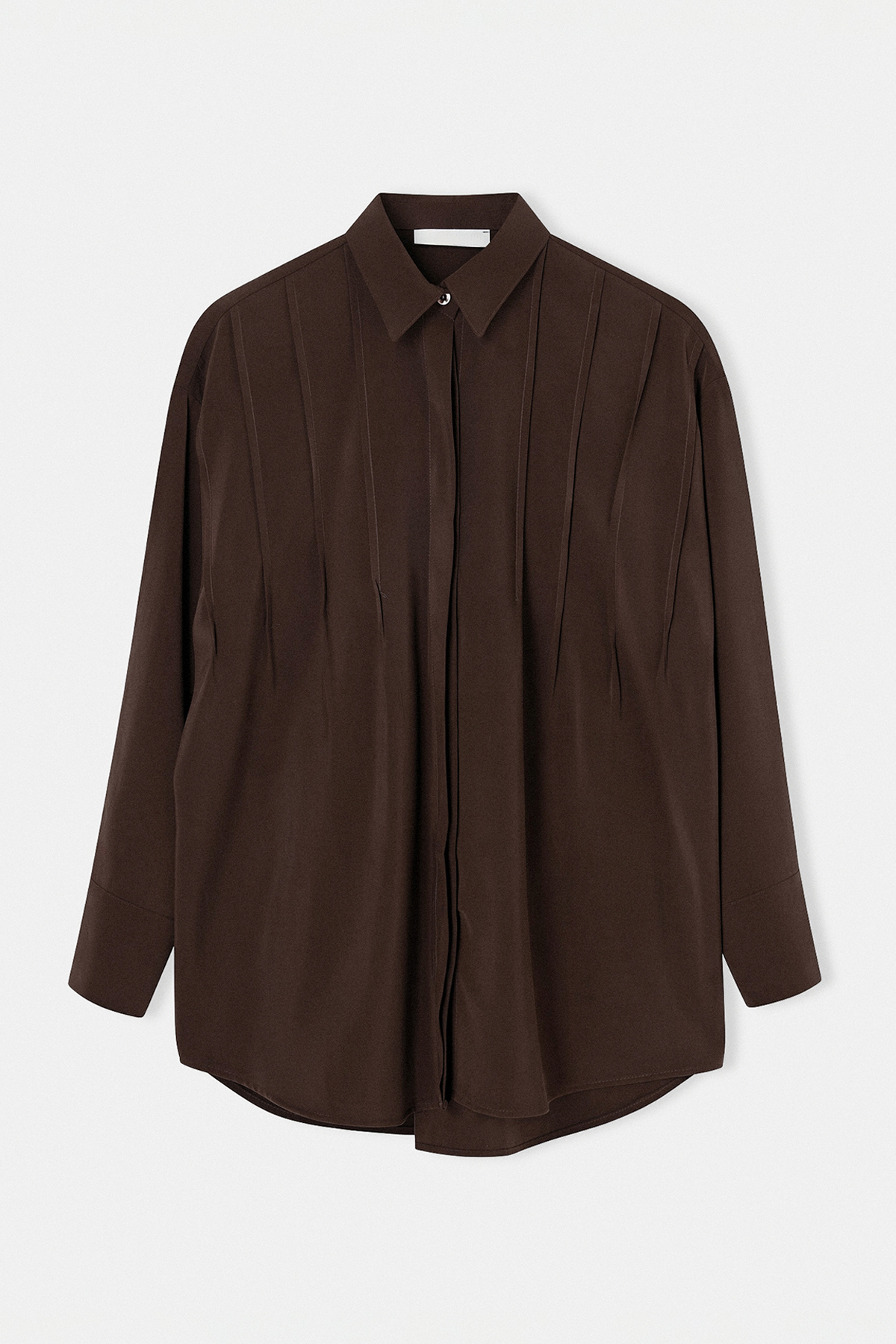 Trendyolmilla  Kahverengi Omuzdan Nervürlü Tunik Gömlek TDRSS26GO00043