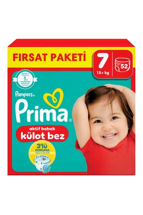Prima Külot Bez 7 Numara 52 Adet Bebek Bezi Fırsat Paketi