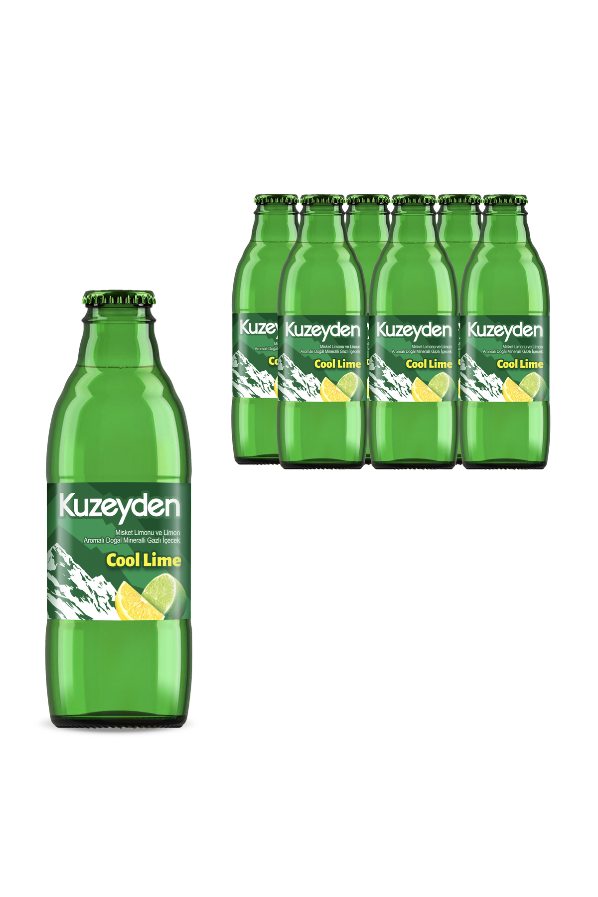 KUZEYDEN Cool Lime Doğal Mineralli Gazlı İçecek | Misket Limonu