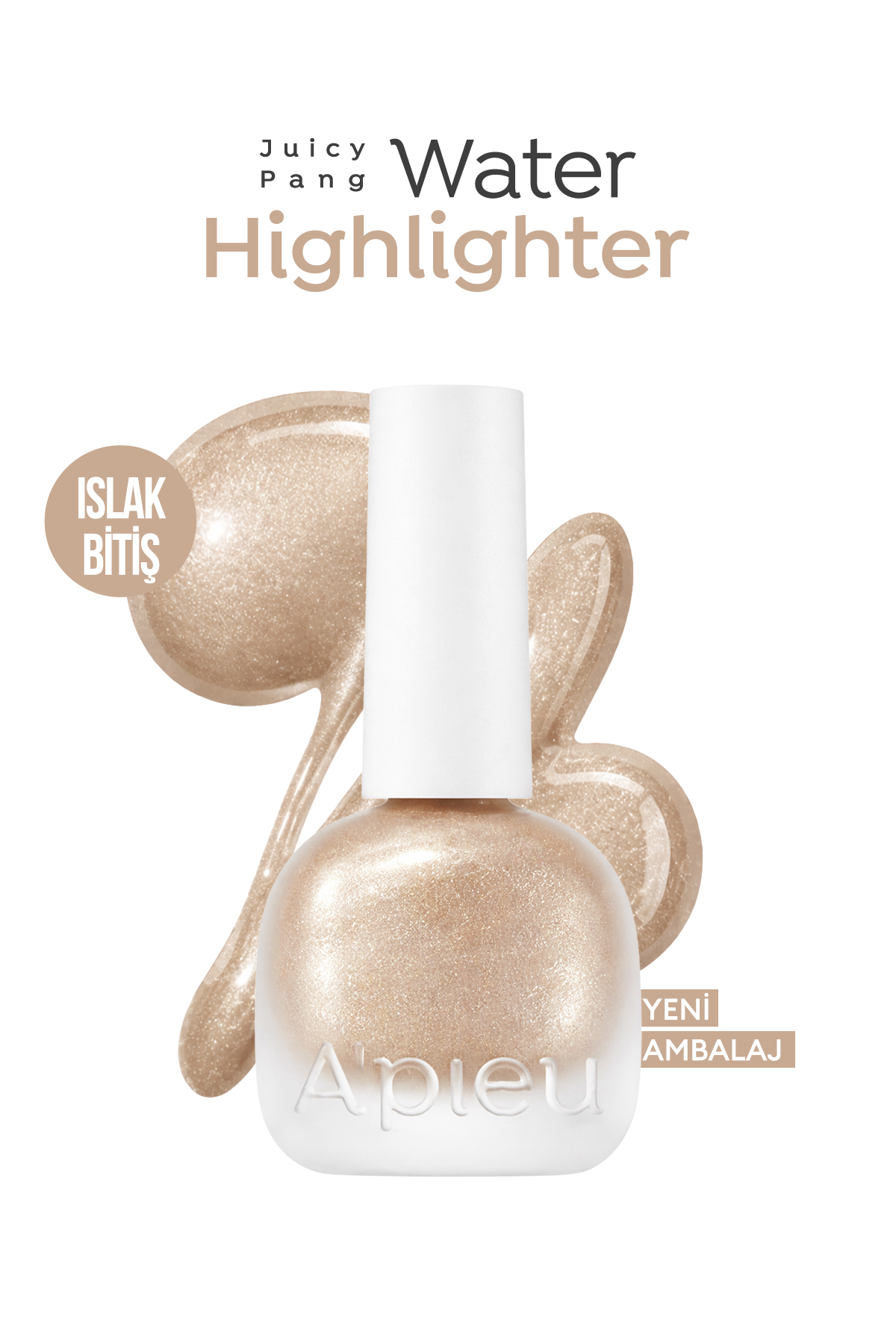 Missha Ciltle Bütünleşen Kalıcı Likit Aydınlatıcı Juicy-Pang Water Highlighter (GD01) — بژ 111211