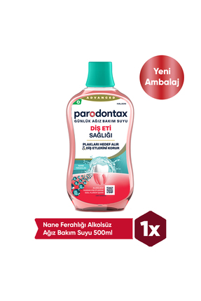 Parodontax Nane Ferahlığı Alkolsüz Ağız Bakım Suyu 500ml