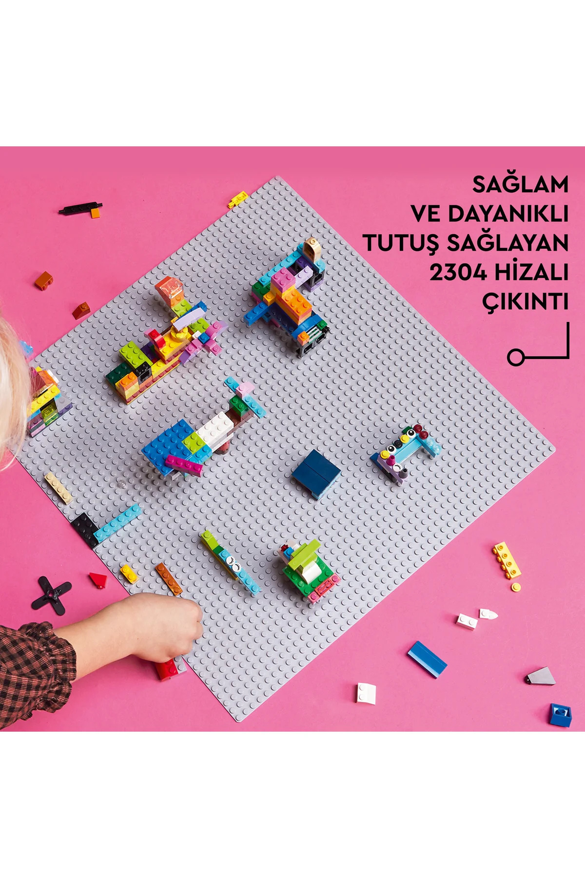 LEGO Ahtapot - ® Classic Gri Plaka 11024 - 4 Yaş Ve Üzeri Yaratıcı Yapım Seti (1 Parça) fotoğrafı 7 (önizleme)