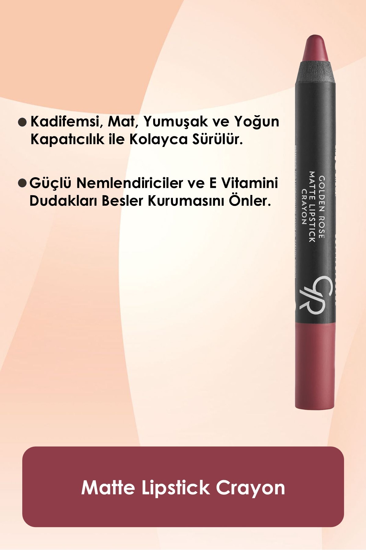 Matte Lipstick Crayon - 11 - Mat Ruj — صورتی RGMC — تصویر 6 از 6