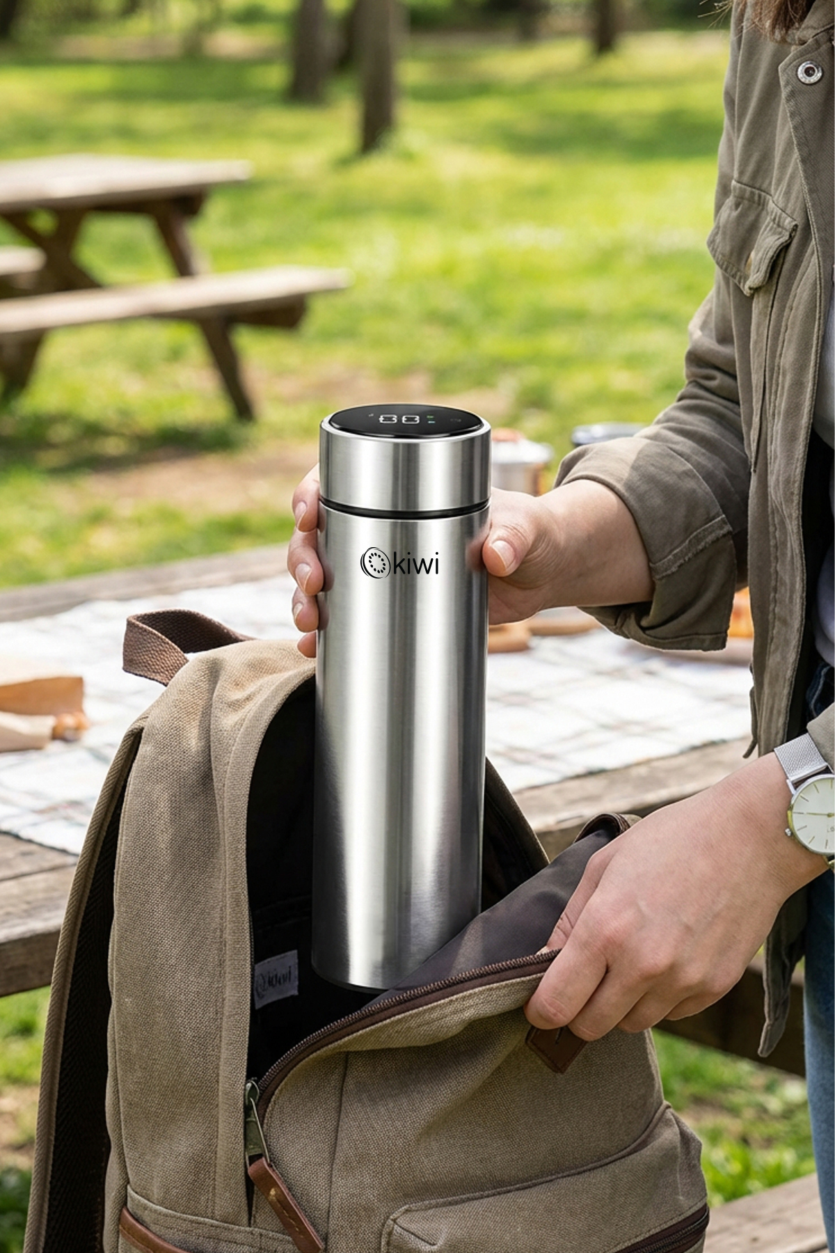 Kiwi Kt-8683 Thermos with Digital Temperature Display- Trendyol
