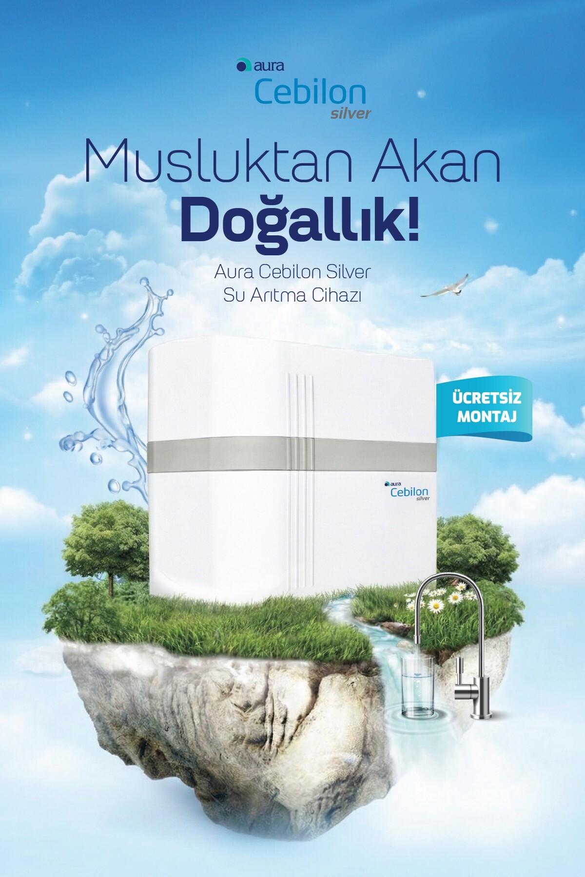 Cebilon Silver Pumpless Water Purifier