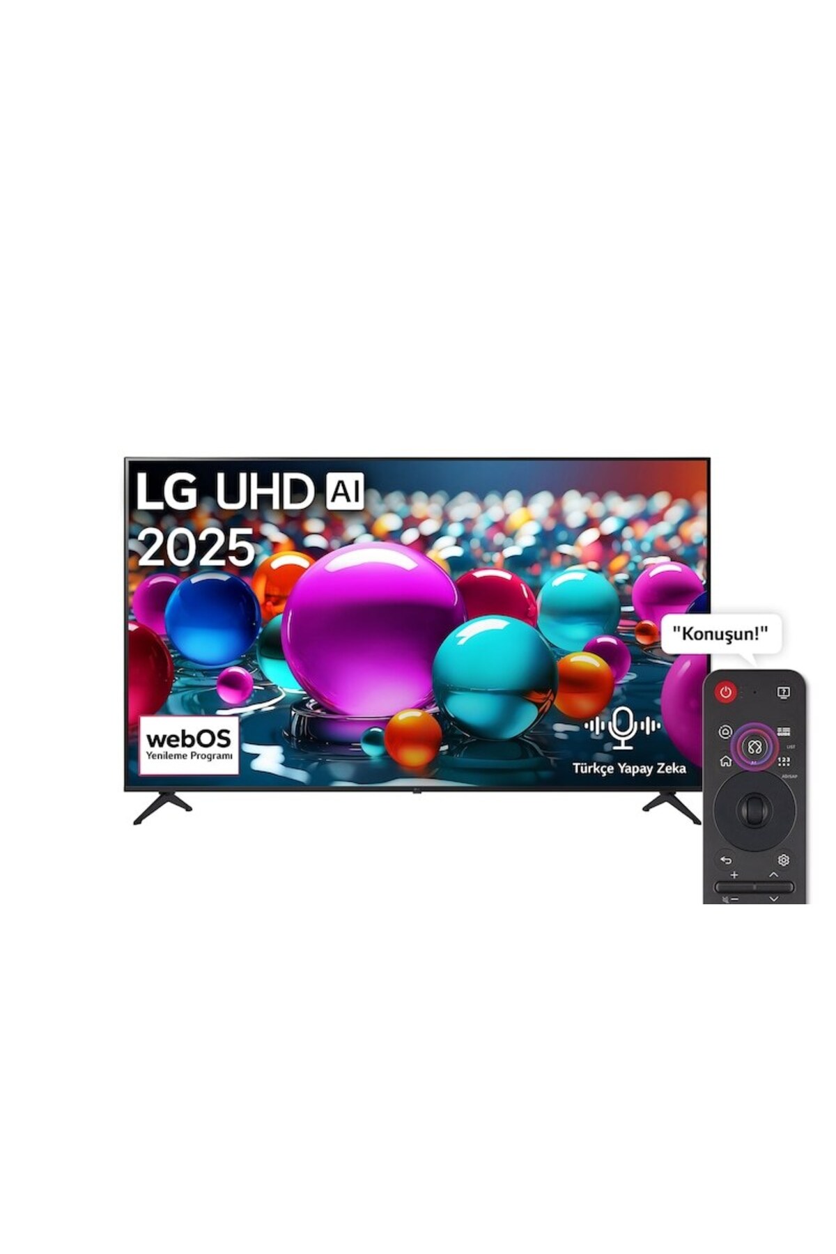 LG 55 inç 139 Ekran 4K Smart AI Sihirli Kumanda HDR10+ webOS25 UHD TV - Fiyatı, Yorumları