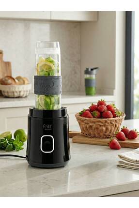 Arzum FL196 Felix Mix N Joy Kişisel Blender 600W, 570ml Hazne, 400ml Şişe, Siyah
