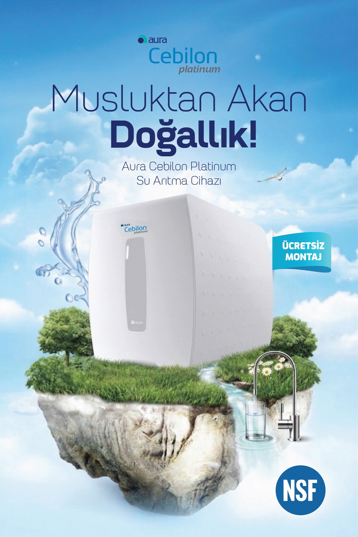 Water Purifier with Cebilon Platinum Pump