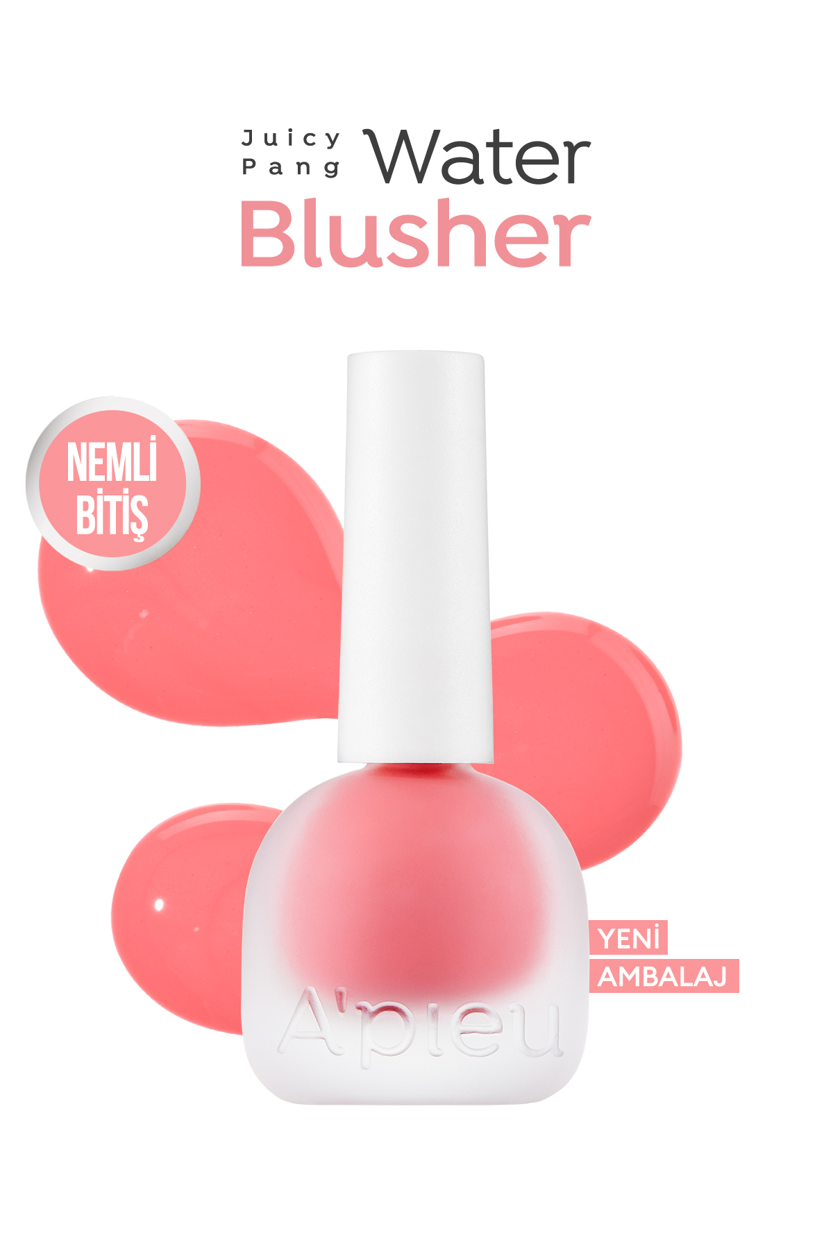 Missha Meyve Özlü, Nemli ve Parlak Bitişli, Doğal Görünümlü Likit Allık APIEU Juicy-Pang Water Blusher PK01 - Fiyatı, Yorumları