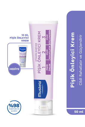 Mustela Bebek Pişik Önleyici Koruyucu Doğal Kökenli Bakım Kremi 50ml Seyahat ...