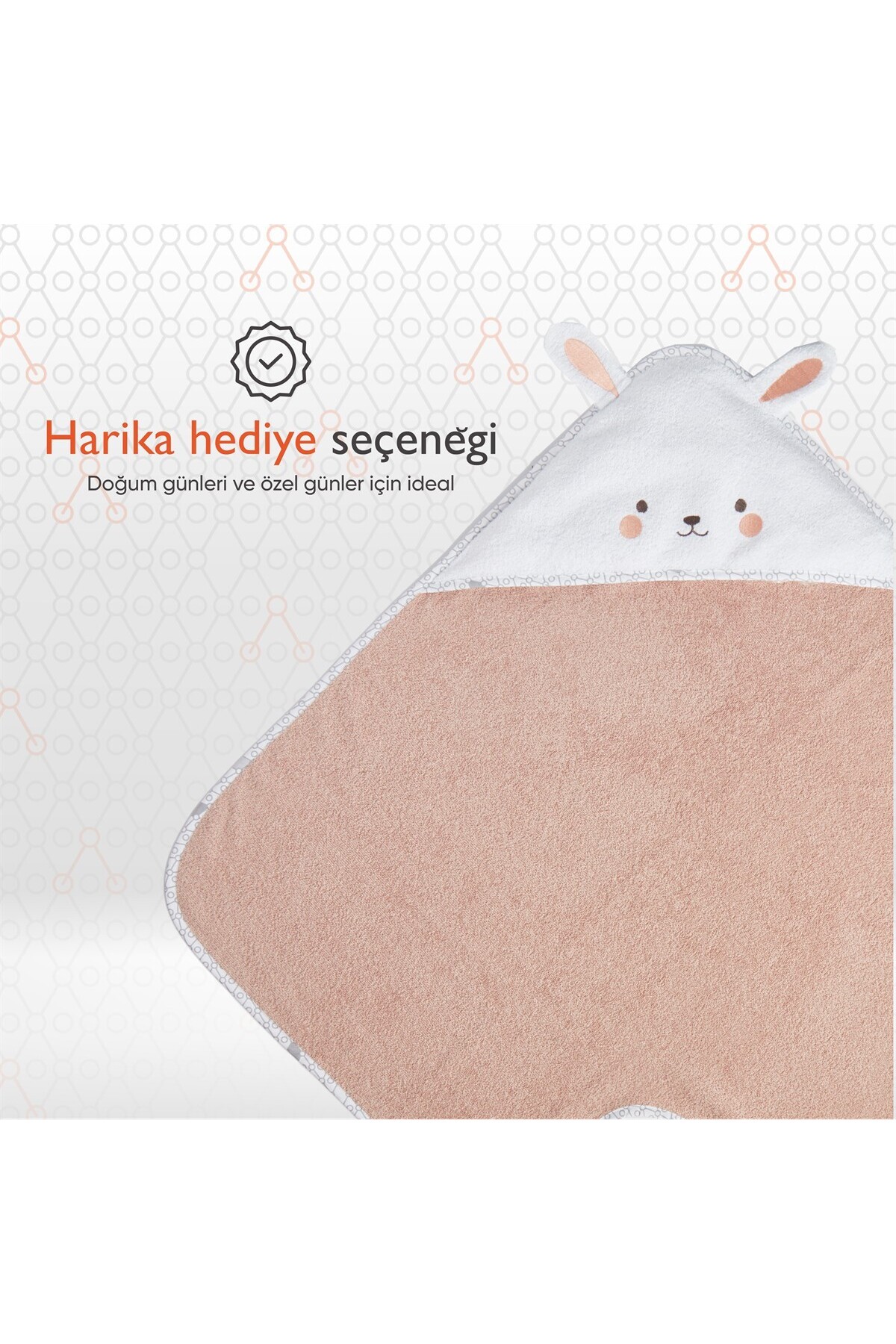 Hero Kahraman Başlıklı Bebek Ve Çocuk Kurulama Havlusu 5