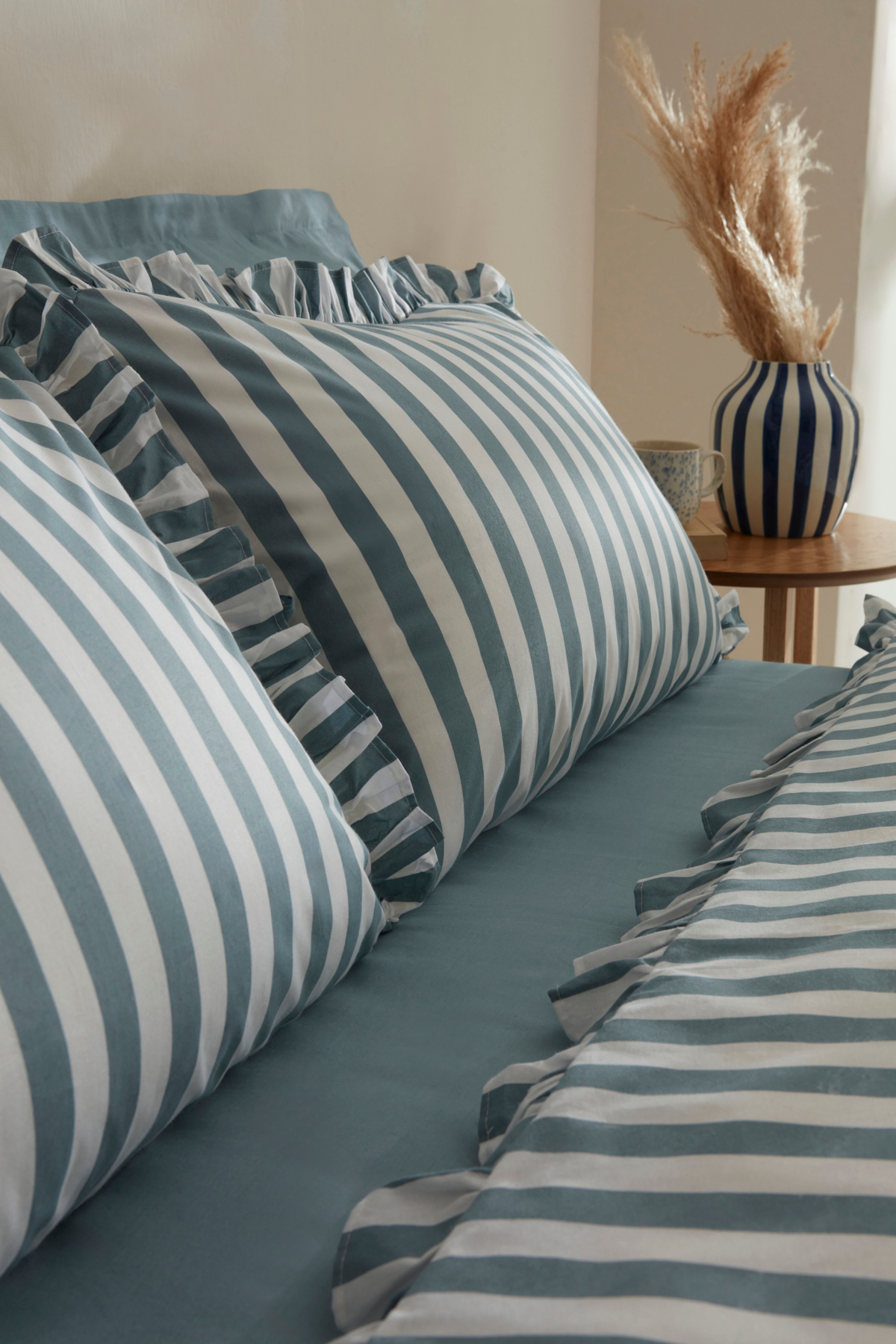 Karaca Home Ripple Çift Kişilik Nevresim Takımı Mavi 8