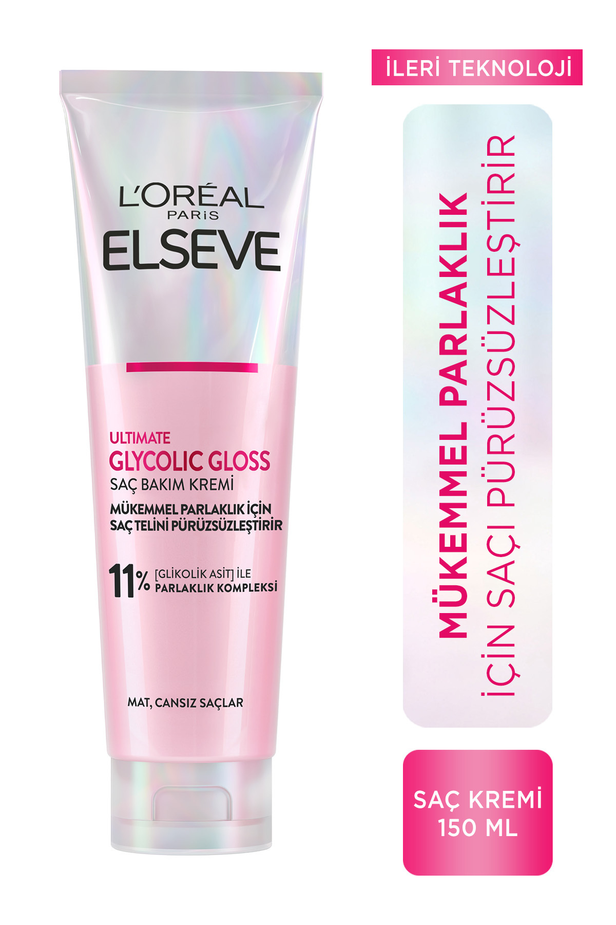 Ultimate Glycolic Gloss Mükemmel Parlaklık 3'lü Saç Bakım Seti: Şampuan , Saç Kremi, Laminasyon — PKTGGMPUSBS — تصویر 4 از 8