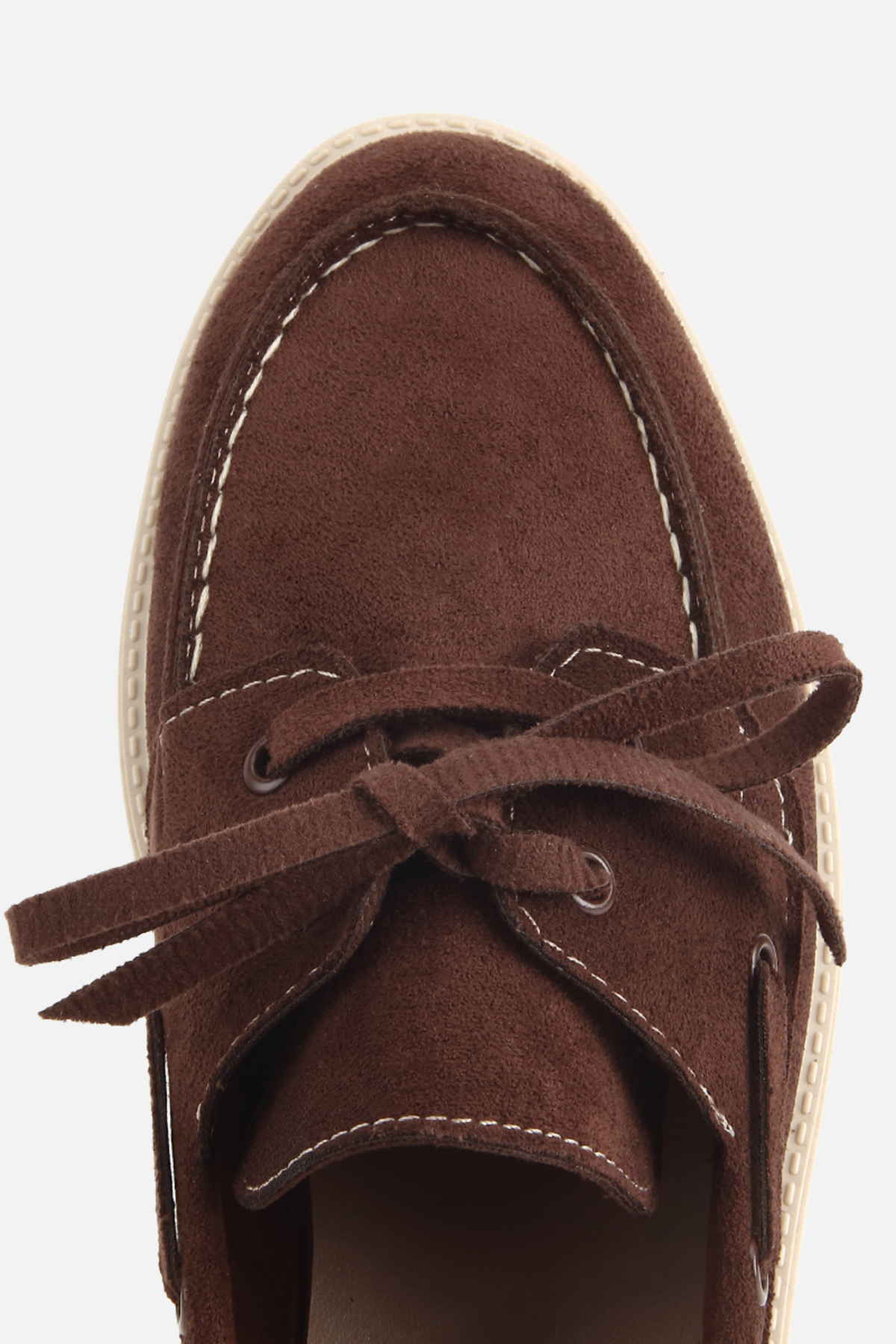 Yaya by Hotiç Kadın Kahverengi̇ Süet Bağcıklı Kalın Taban Loafer görsel 5